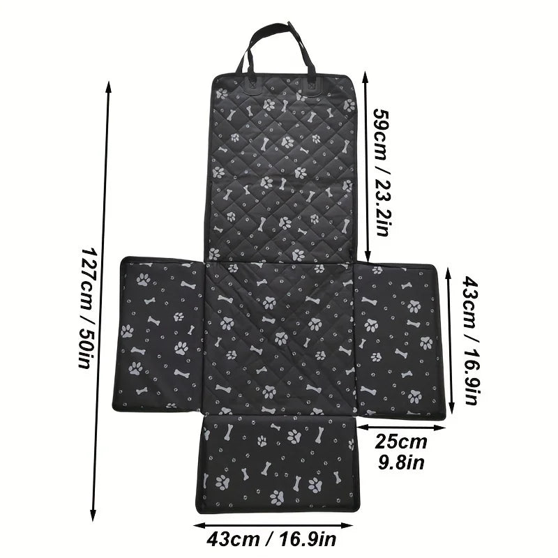 Foldable Pet Car Seat Carrier Bag