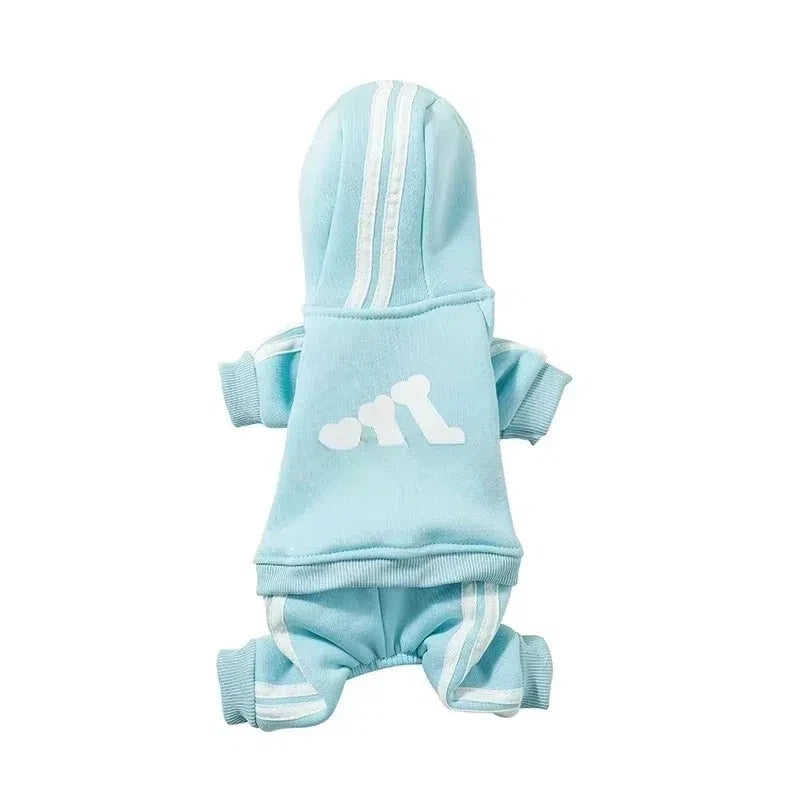 Winter Dog Jumpsuit - Warm Fleece Hoodie for Small to Large Dogs