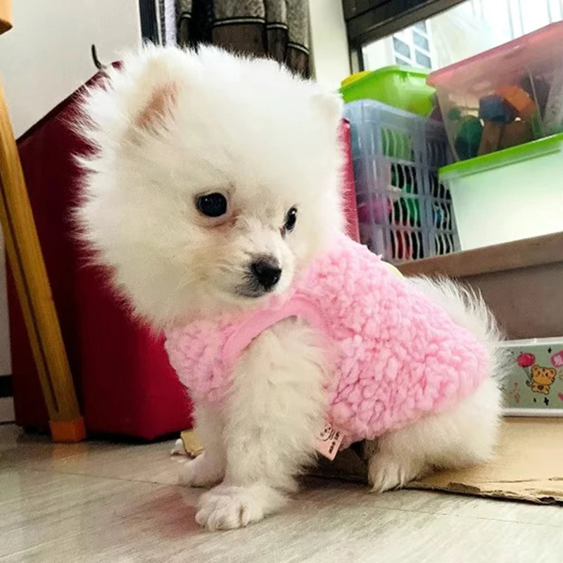 Warm Fleece Vest for Kittens, Puppies & Small Pets