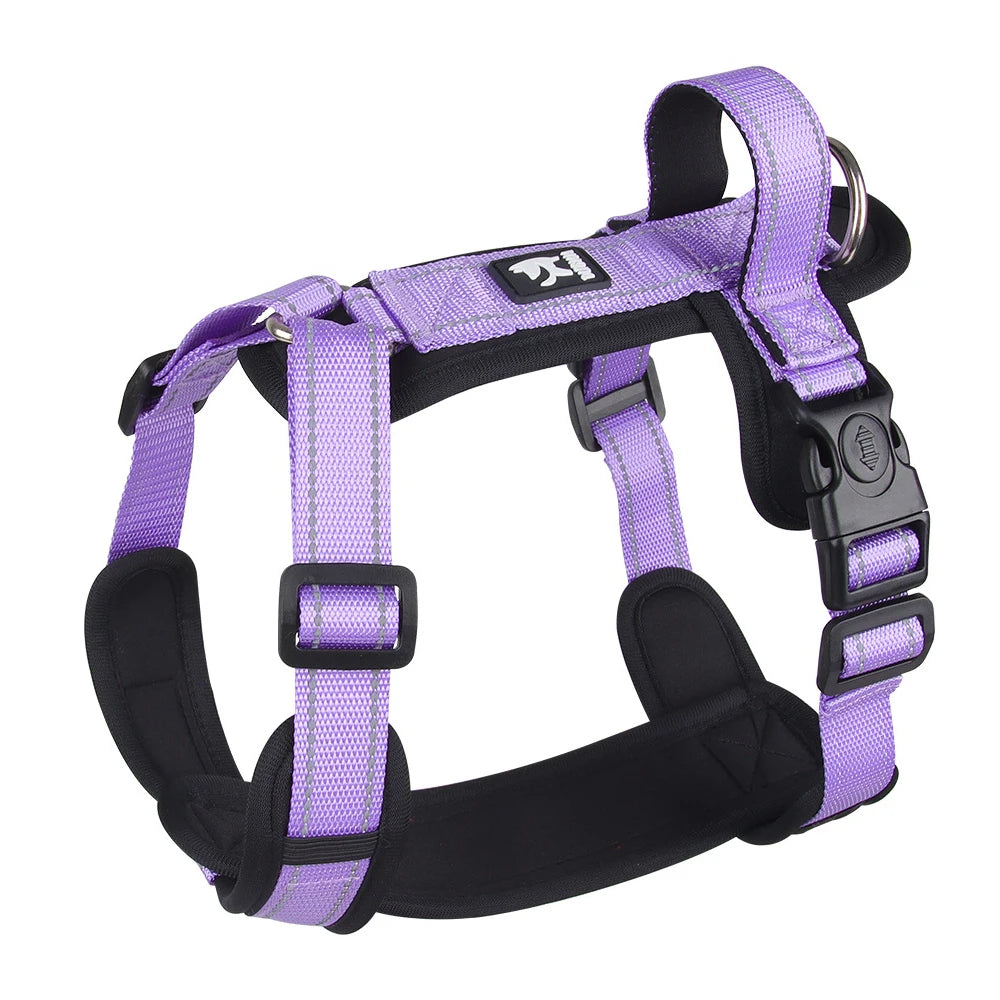 No-Pull Padded Vest Harness with Reflective Straps for Small & Medium Dogs