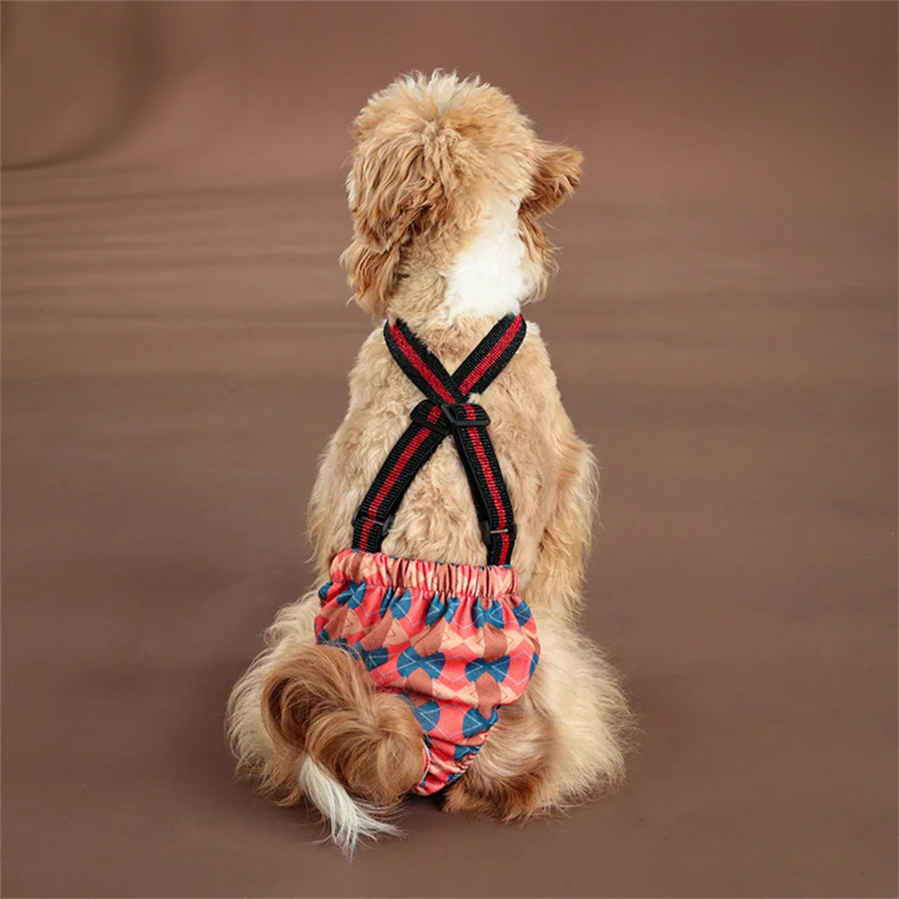 Reusable Washable Dog Sanitary Shorts for Female Dogs