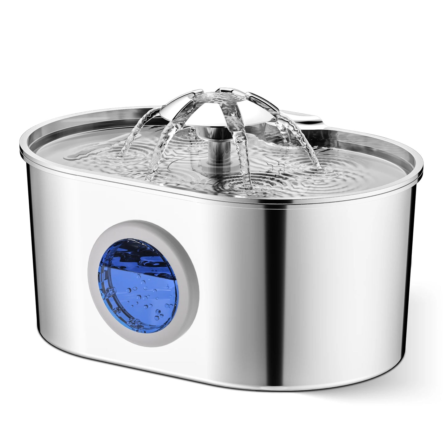 Automatic Cat Water Fountain Stainless Steel Pet Fountain Dog Water Dispenser With USB Electric Ultra-Quiet Pump Cat Supplies