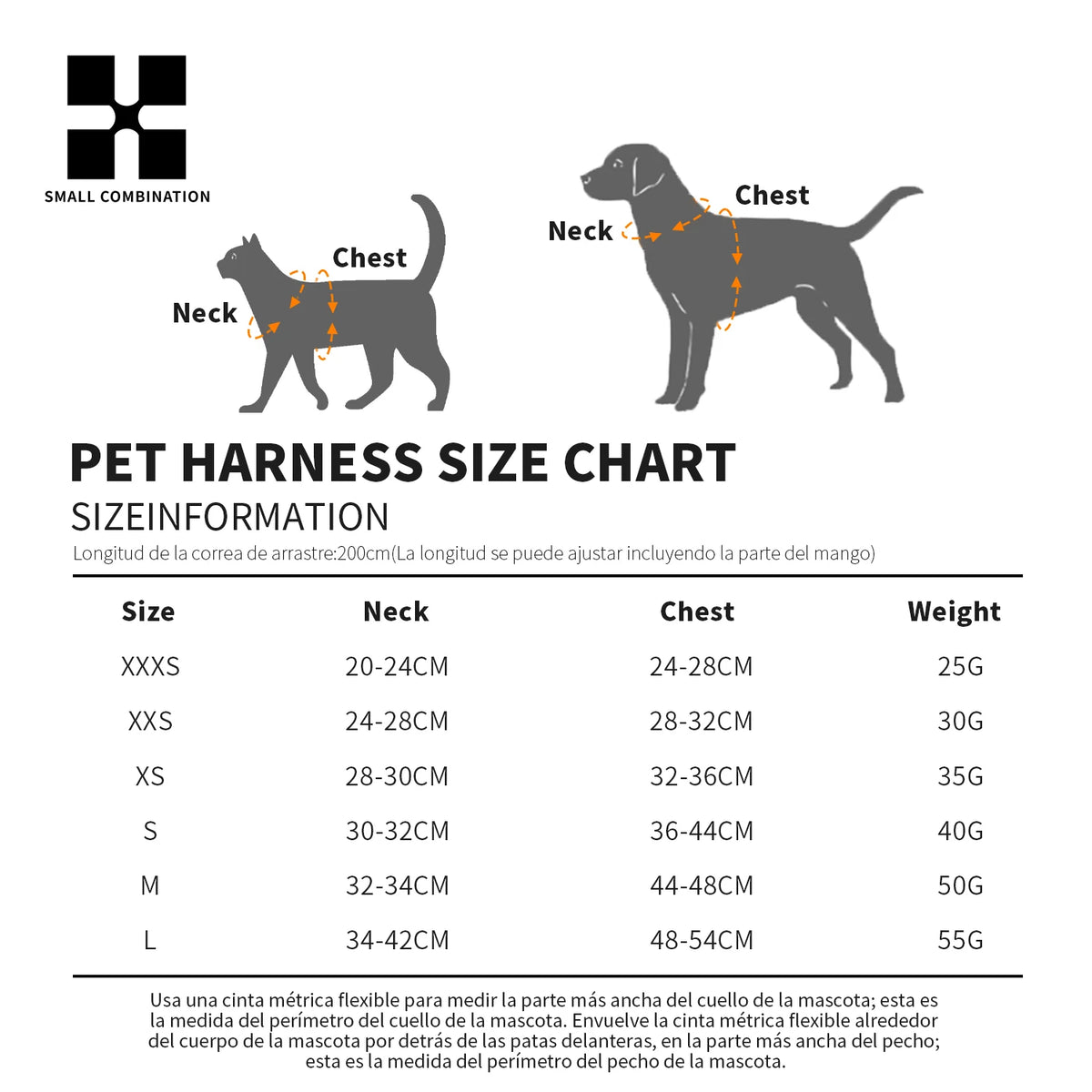 Reflective Dog & Cat Harness with Leash Set