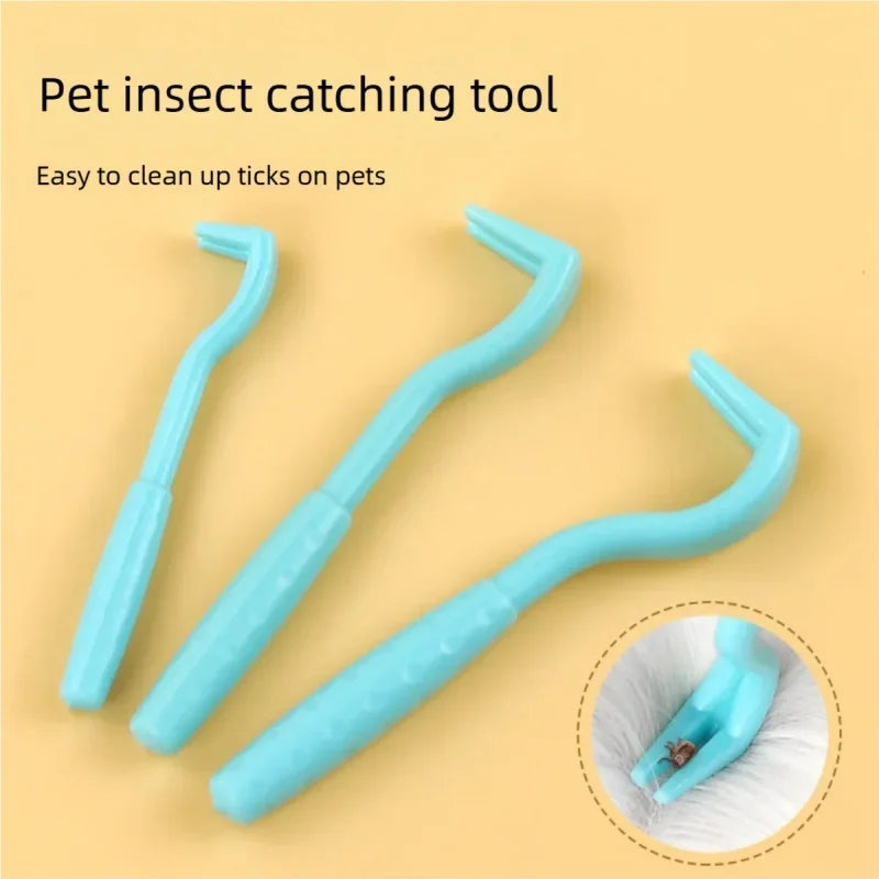 3-Piece Tick & Flea Remover Tool Set for Pets