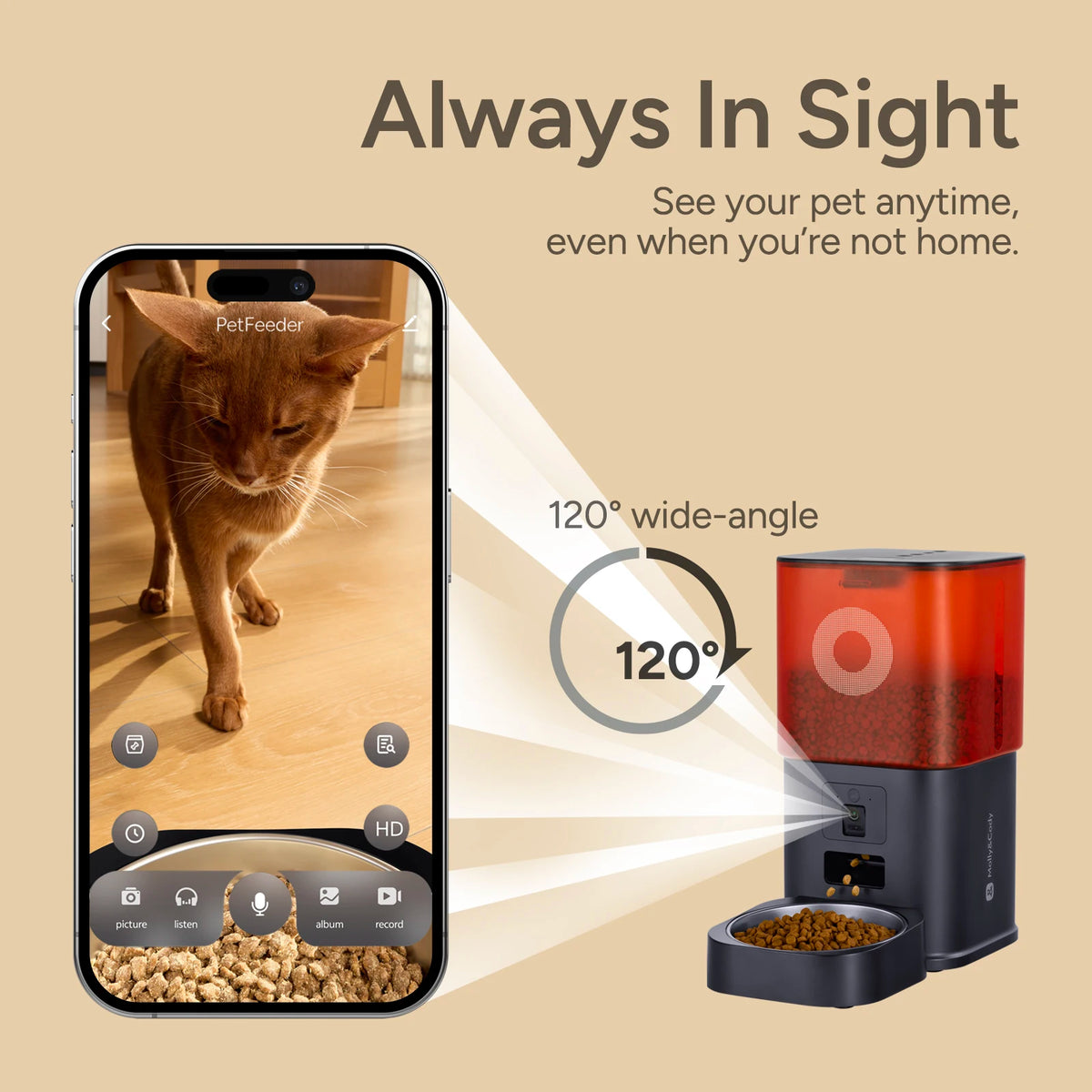 Automatic Pet Feeder with Camera