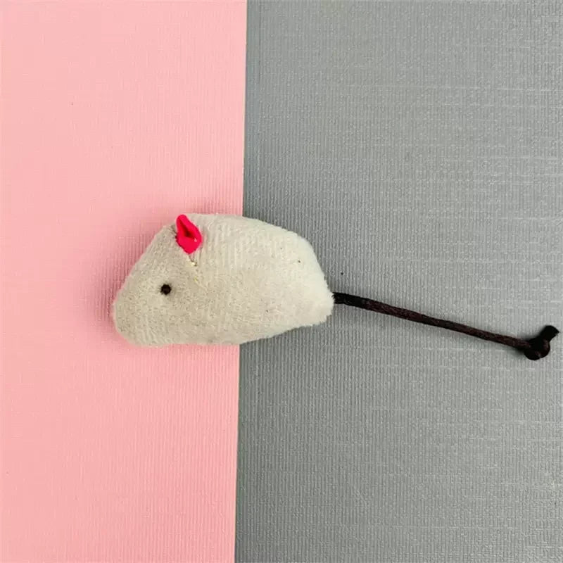 Plush Mouse Cat Toy - Colourful Catnip Mice for Kittens (20 Pack)