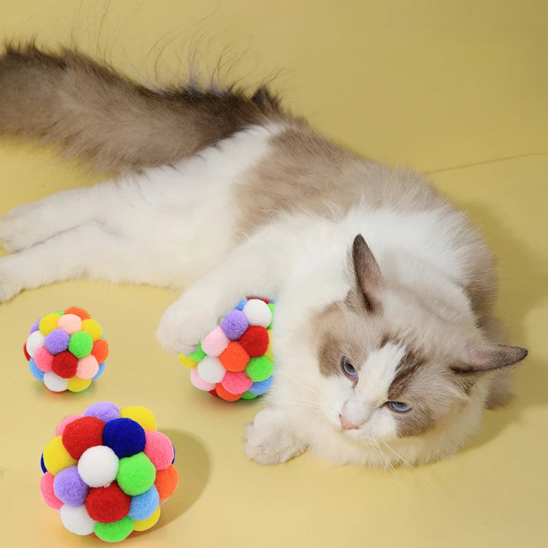 Plush Bell Ball Toy for Cats