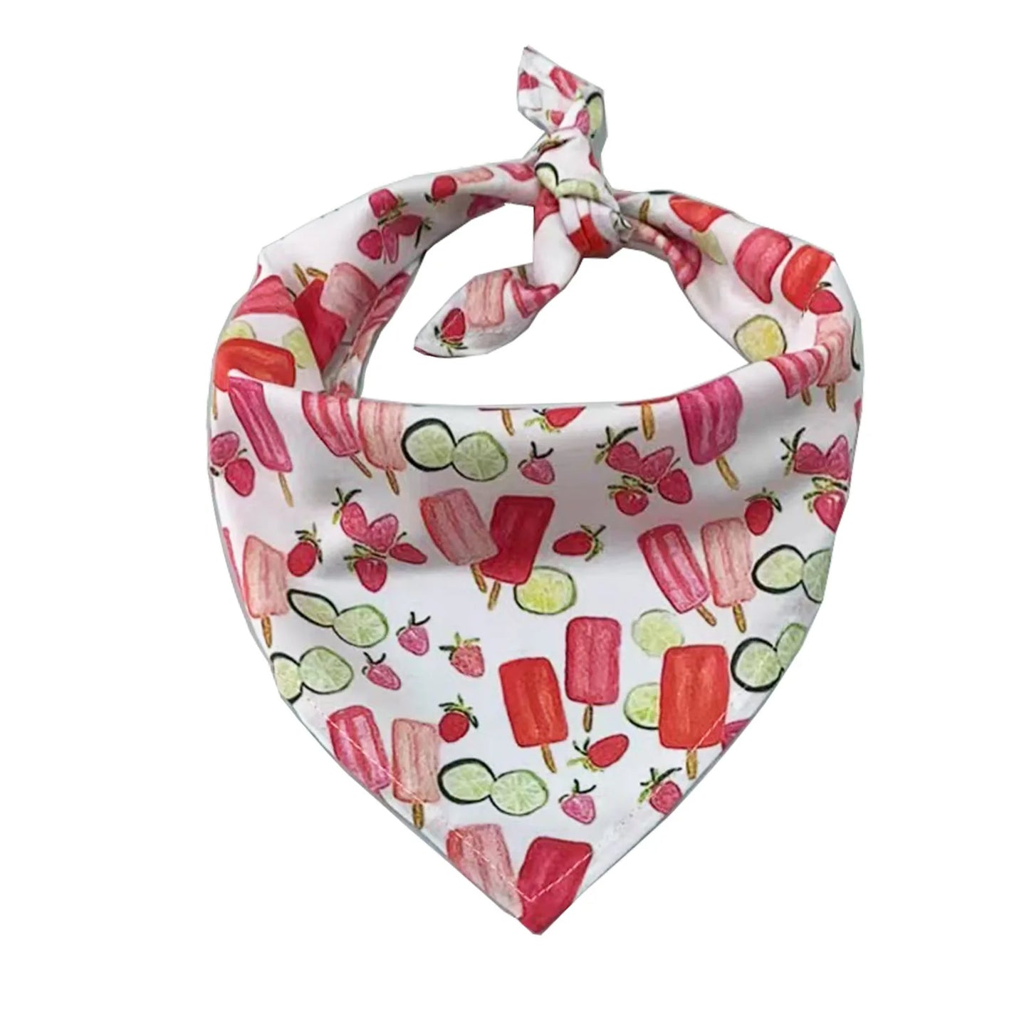 Triangular Dog Bandana Scarf – Summer & Beach