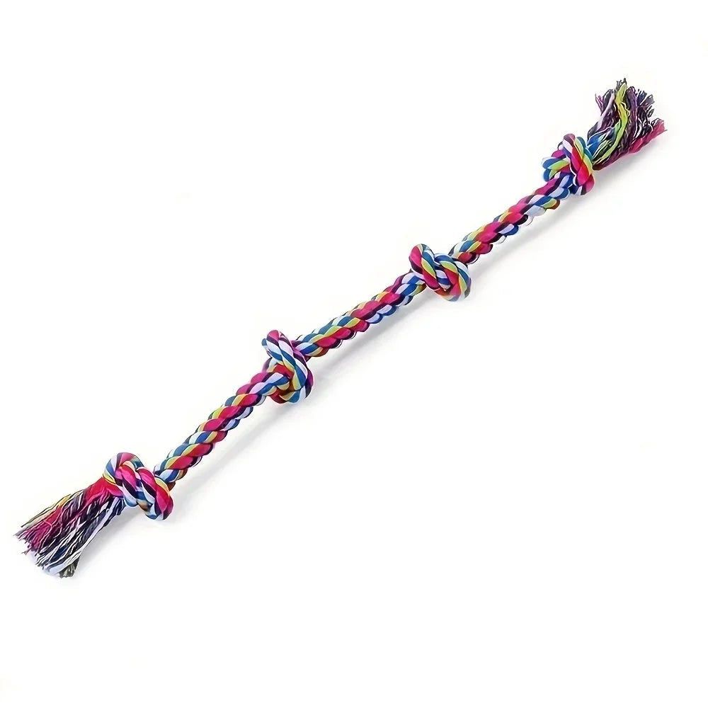 Knotted Rope Tug Toy for Dogs – Durable Chew & Interactive Play Toy for Medium & Large Dogs