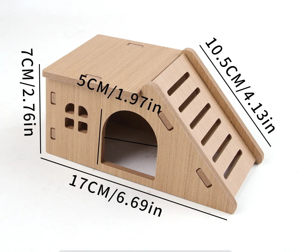 Solid Wood Small Pet House