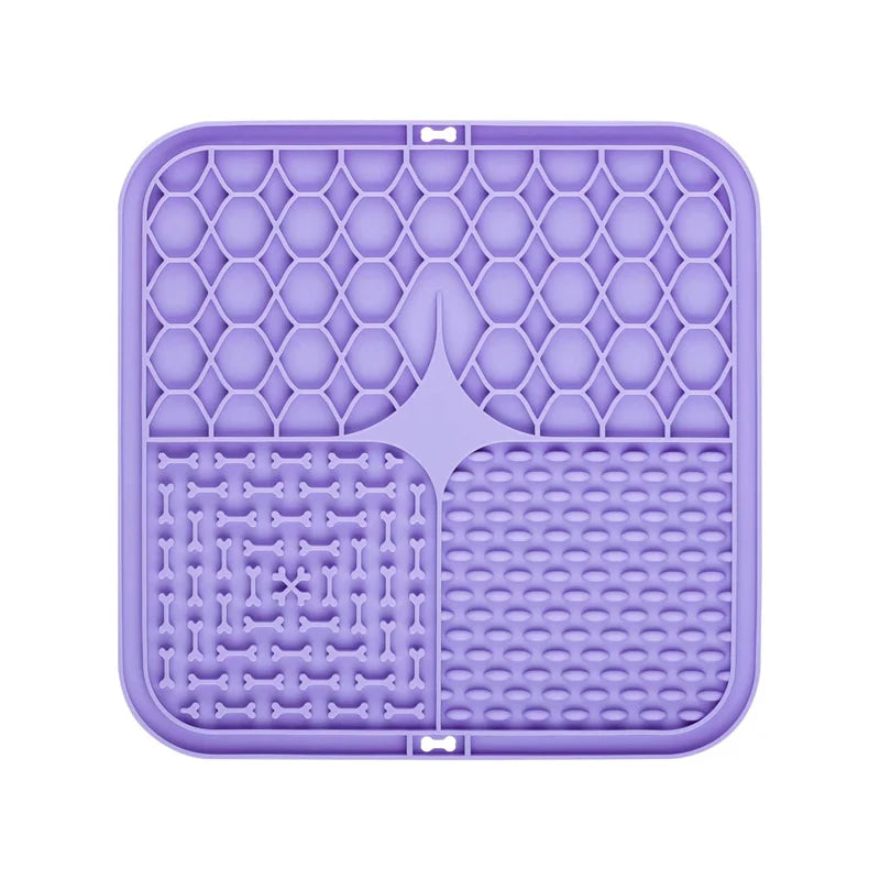 Silicone Lick Mat for Dogs — Slow Feeder & Bath Distraction