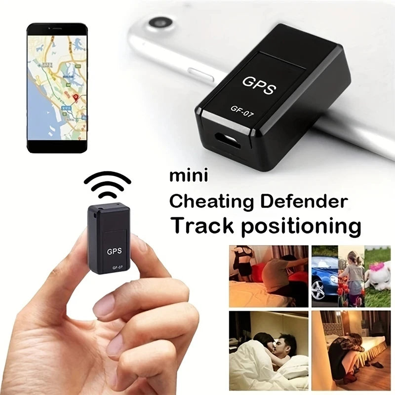GF07 Mini Magnetic GPS Tracker for Cars, Bikes & Bicycles
