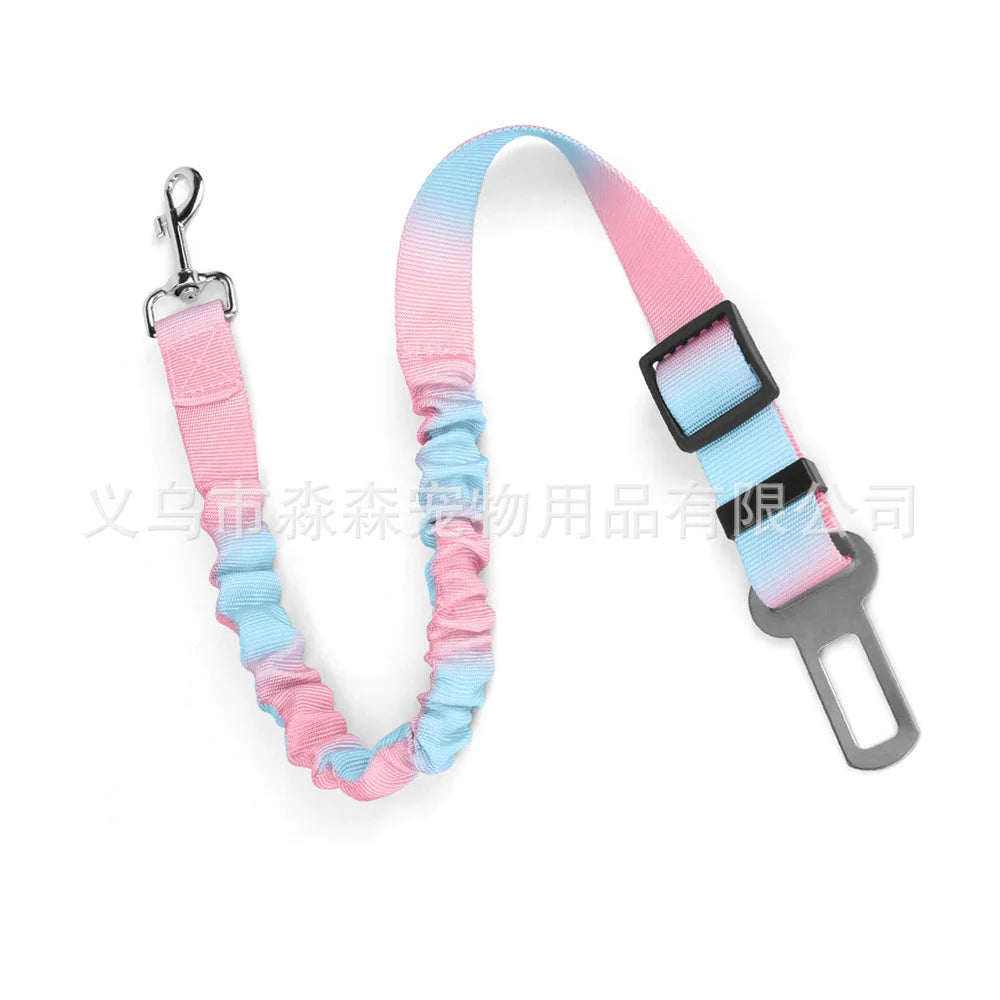 Harnais de ceinture de sécurité réglable pour chien