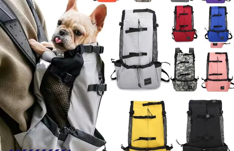 Breathable Dog Backpack Carrier for Small Dogs