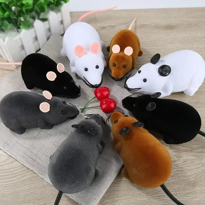 Remote Control Electronic Rat Cat Toy – Wireless RC Mouse for Cats & Kittens