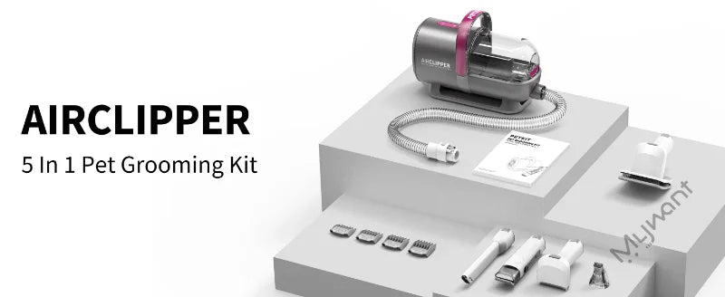 Pet Grooming Vacuum & Clipper Set