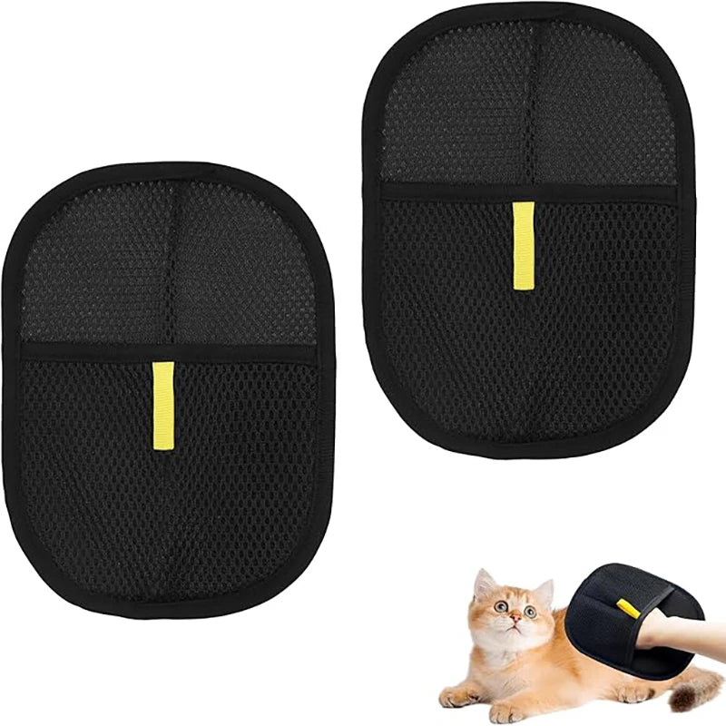 Electrostatic Pet Hair Remover Glove — Reusable Grooming Glove for Cats, Dogs & Furniture