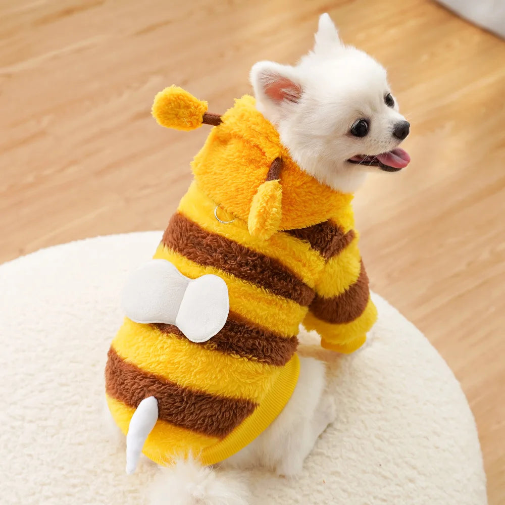 Bee Cosplay Hoodie & Warm Jacket for Small & Medium Dogs