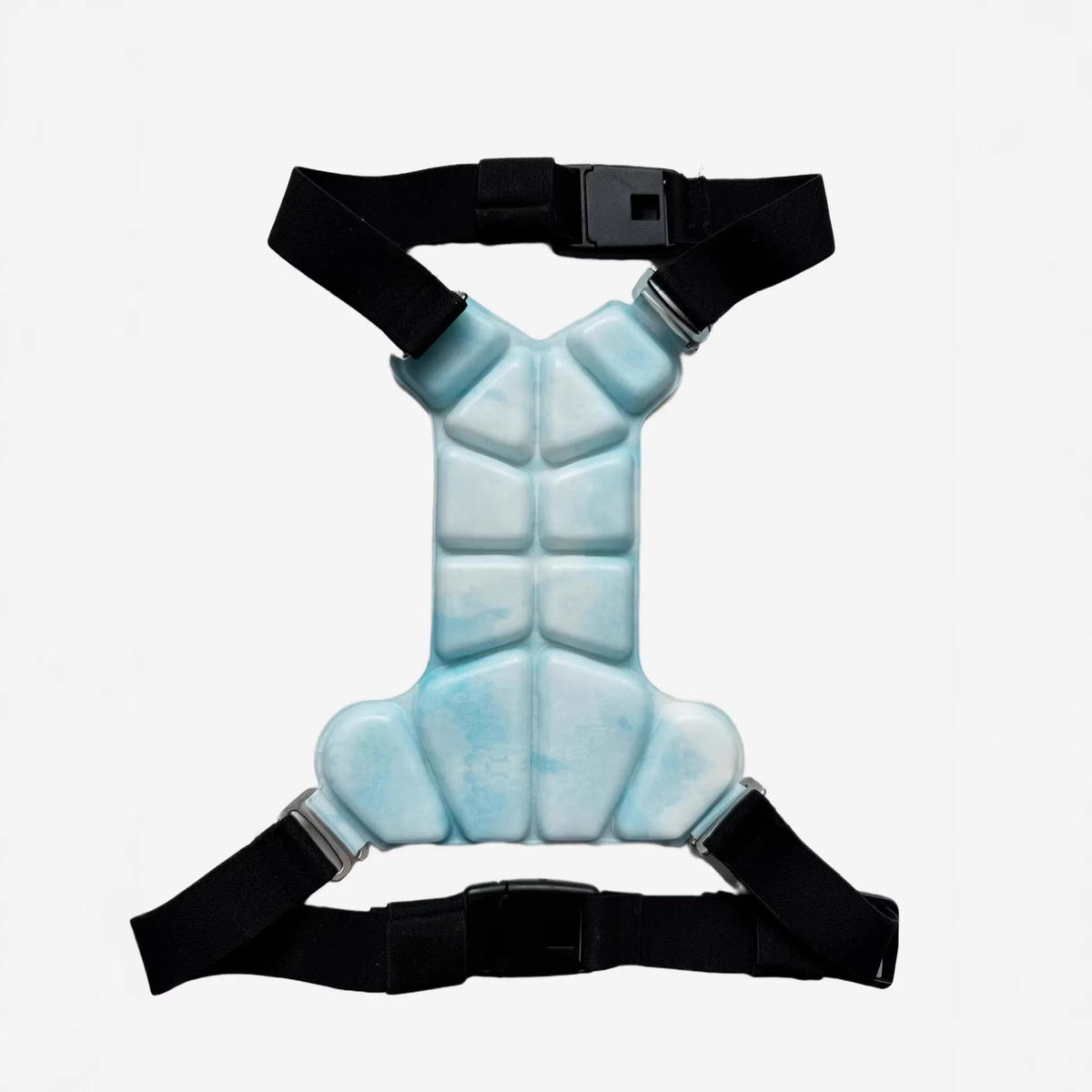 Reusable Gel Dog Cooling Harness Vest with Elastic Straps — Lightweight Summer Cooler