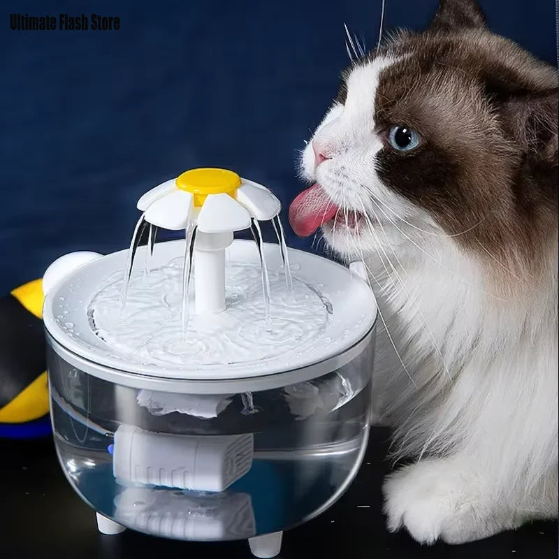 Automatic Pet Water Fountain with Filter | 1200ml USB Silent Pump
