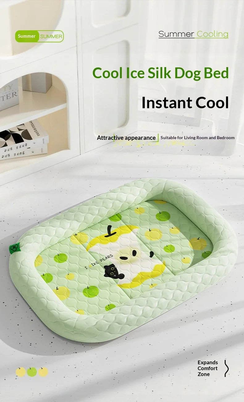 Ice Silk Cooling Mat for Dogs & Cats
