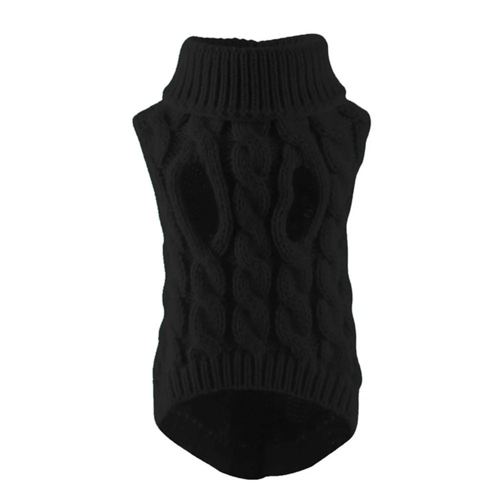 Knitted Pet Sweater for Cats & Small Dogs — 7 Colours, XS–XL