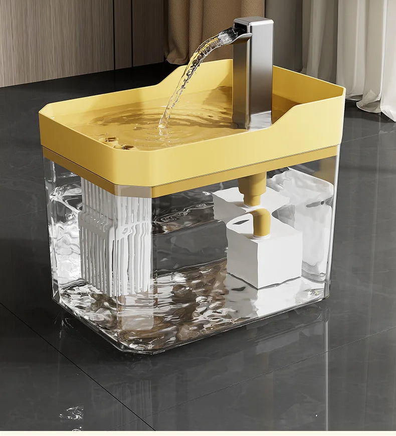 Pet Water Fountain - 1.5L Electric Auto Filter Water Dispenser for Cats