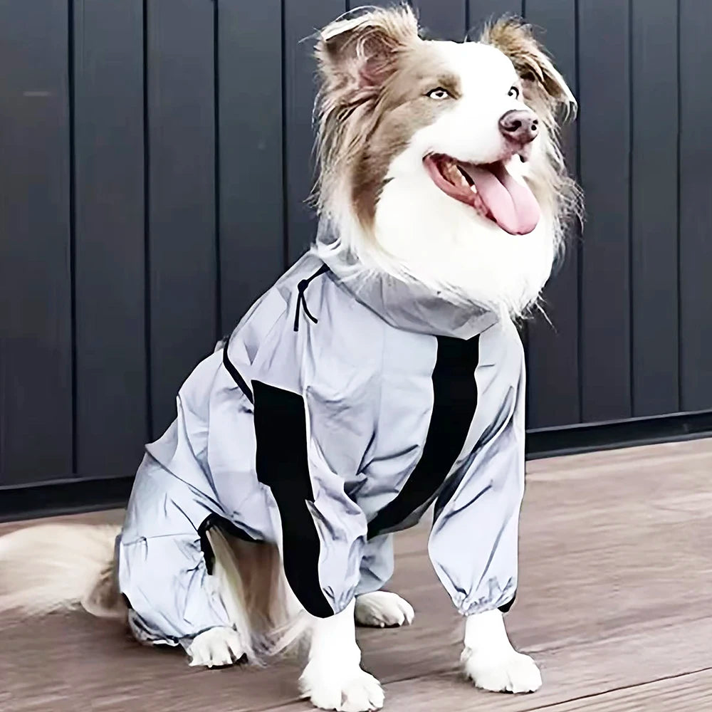 Waterproof Reflective Dog Jumpsuit Jacket with UV Sun Protection