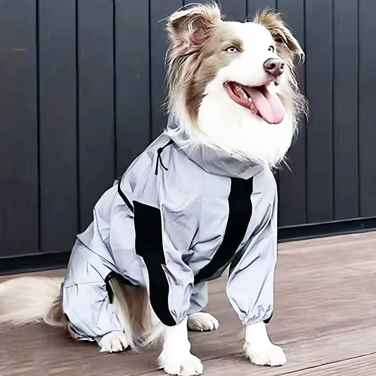 Waterproof Reflective Dog Jumpsuit Jacket with UV Sun Protection