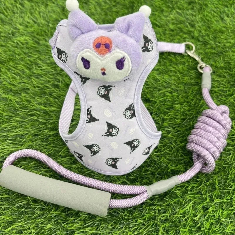 Harnais gilet pour animaux avec sangle de poitrine réglable