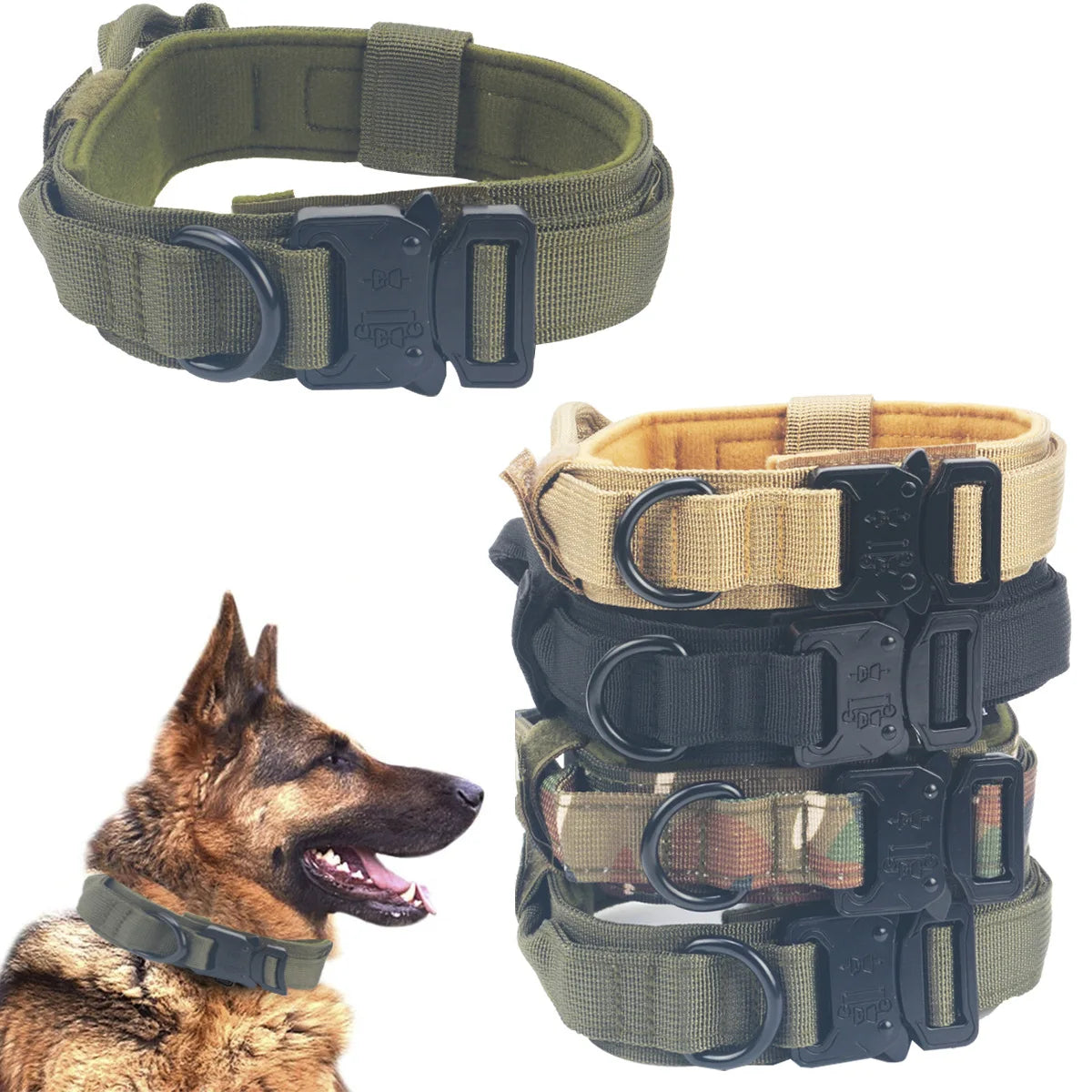 Adjustable Tactical Dog Collar for Training