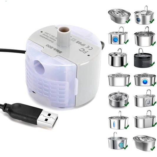 Cat Water Fountain Pump Replacement - SMA-800 Submersible Motor