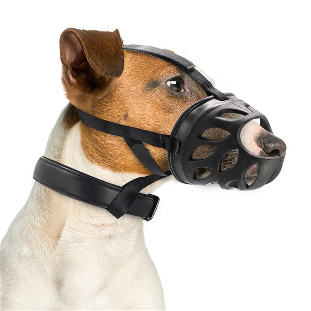 Breathable Anti-Bite Dog Muzzle with Open Nose