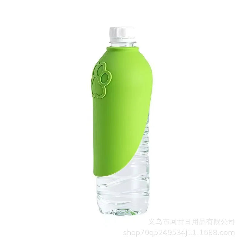 Universal Dog Cat Drinking Bowl Outdoor Feeding Water Portable Drinking Cup Pet Foldable Water Dispenser Interchangeable Bottle