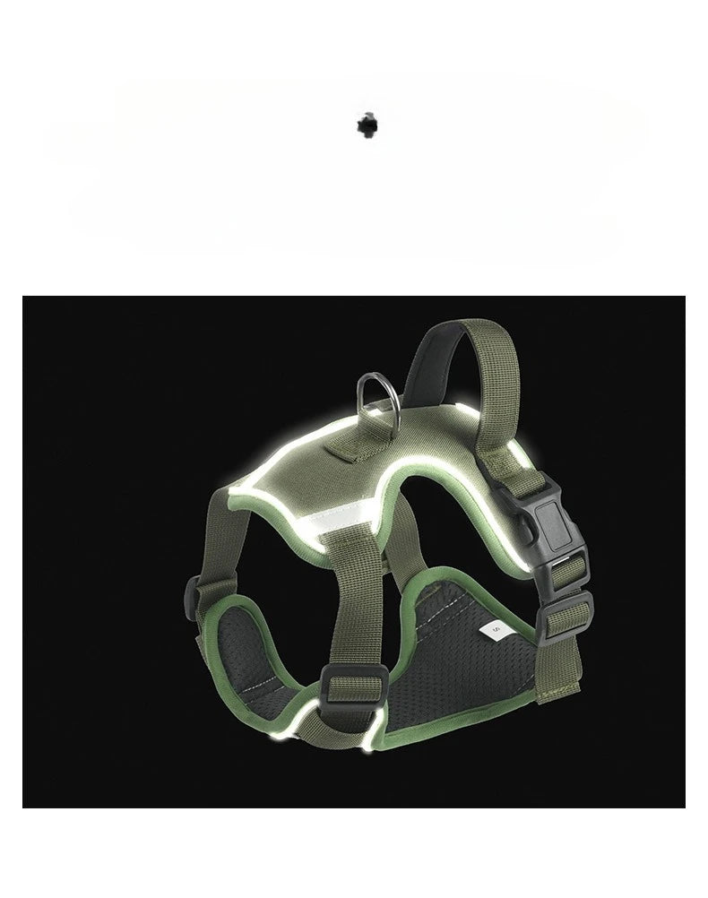 Large Dog Harness with Leash - Training Vest for Medium to Large Dogs