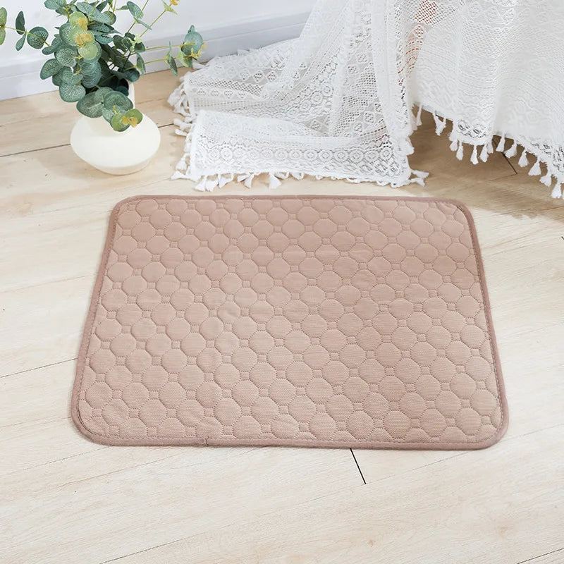Washable Reusable Dog Pee Pad — Anti-Slip Puppy Training Mat for Home & Car