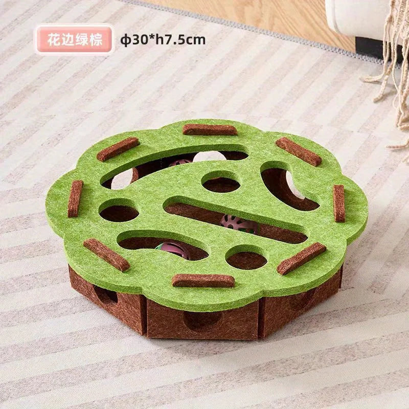 Puzzle Cat Toy - Interactive Mental Stimulation Maze Box