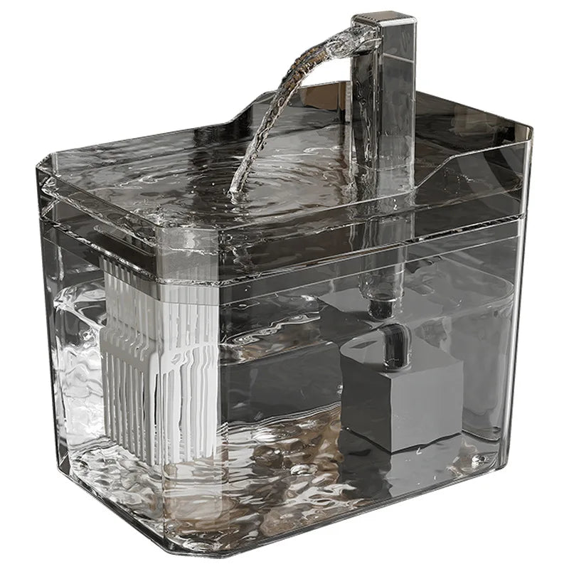 Pet Water Fountain - 1.5L Electric Auto Filter Water Dispenser for Cats