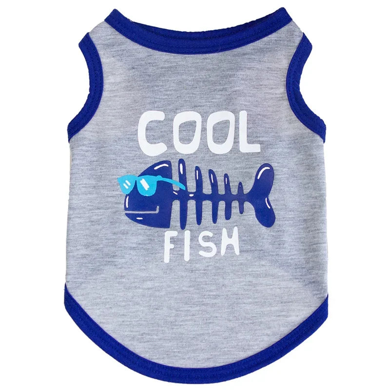 Summer Cotton Vest for Cats & Small Dogs