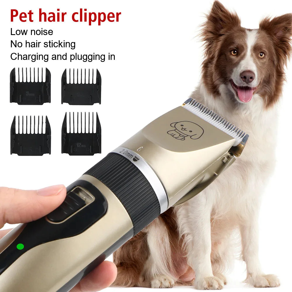 Electric Pet Hair Clipper & Grooming Set