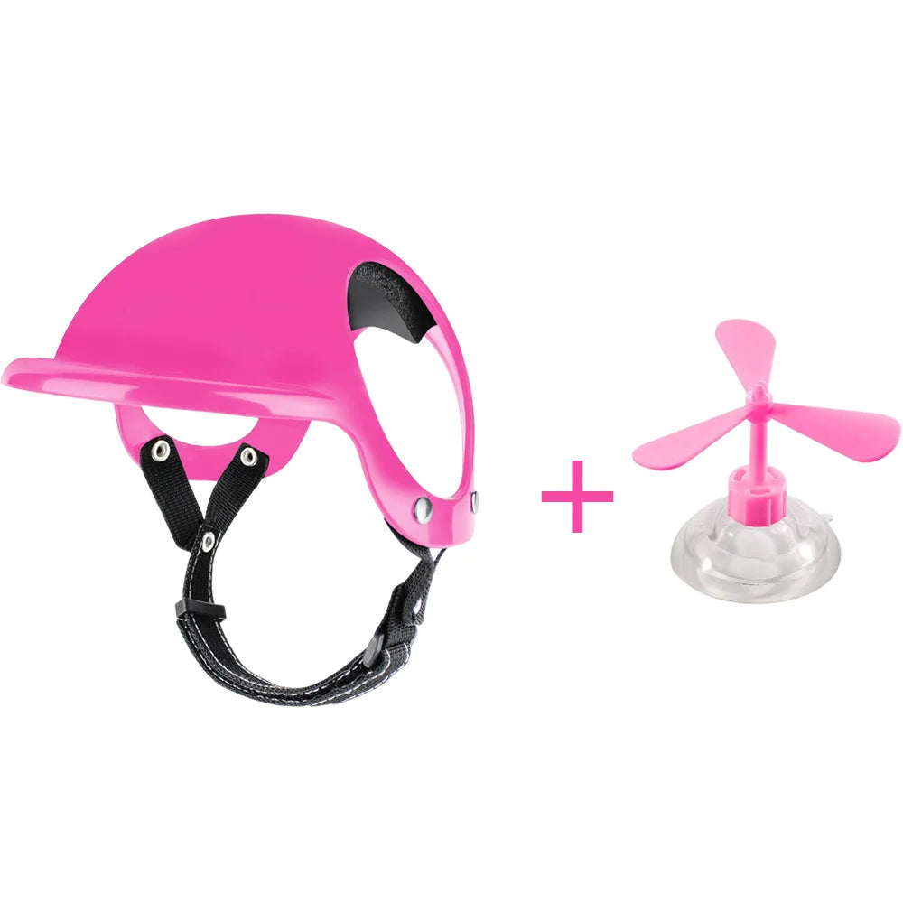 Cool Pet Dog Safety Helmet for Small Medium Dogs French Bulldog Doberman Pinscher Adjustable Motorcycle Helmets Pet Accessories