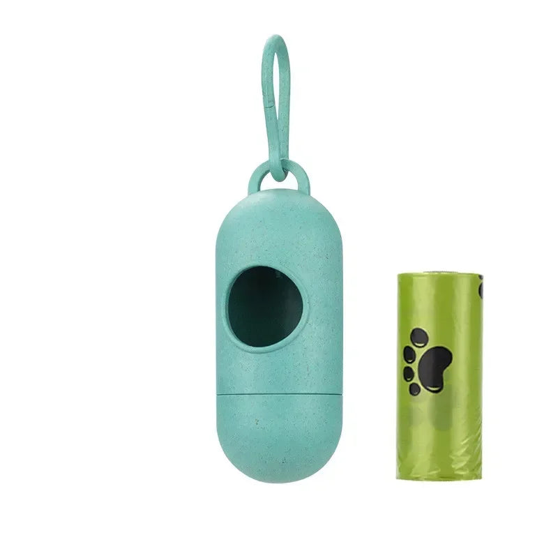 Dog Poop Bag Dispenser with Waste Bags - Convenient Holder for Dog Walks