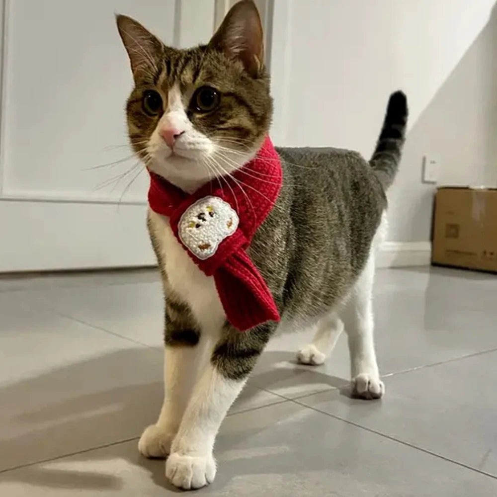 Printed Neck Scarf for Cats & Small Dogs