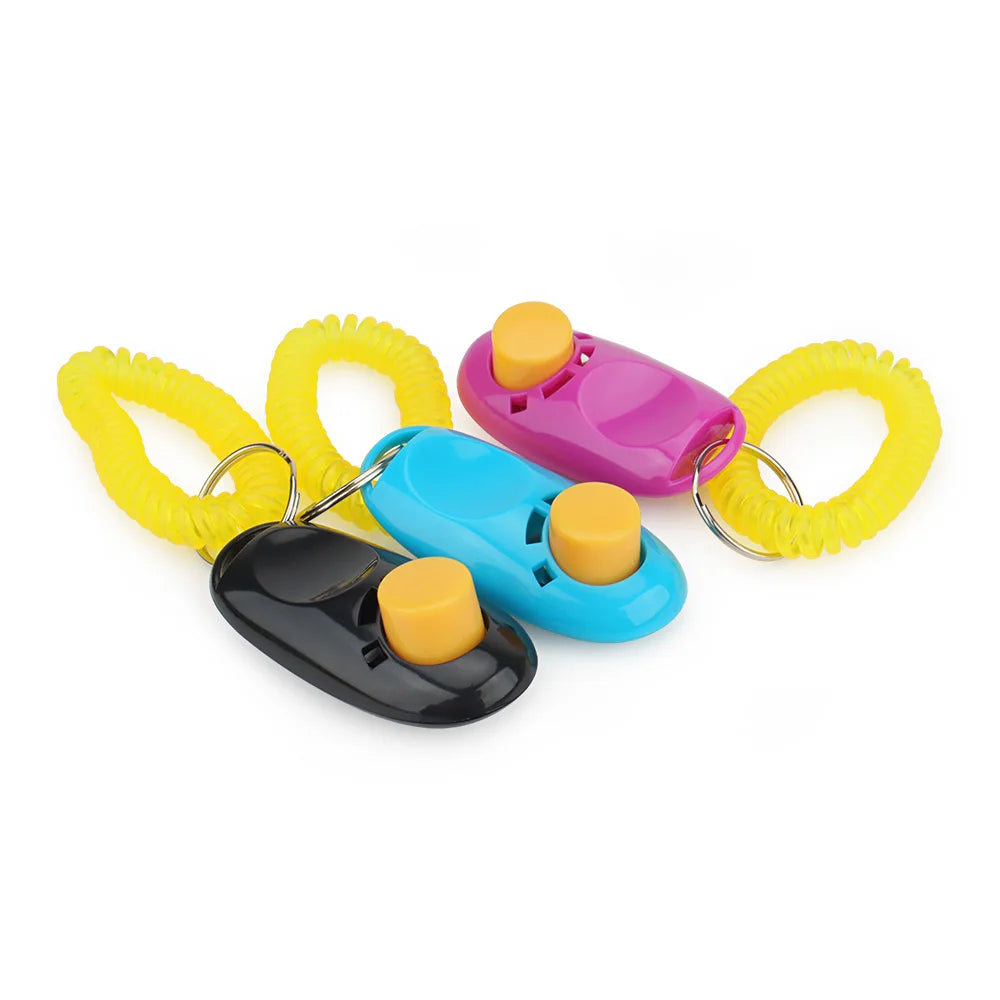Pet Training Clicker with Wrist Strap (10 Pack)
