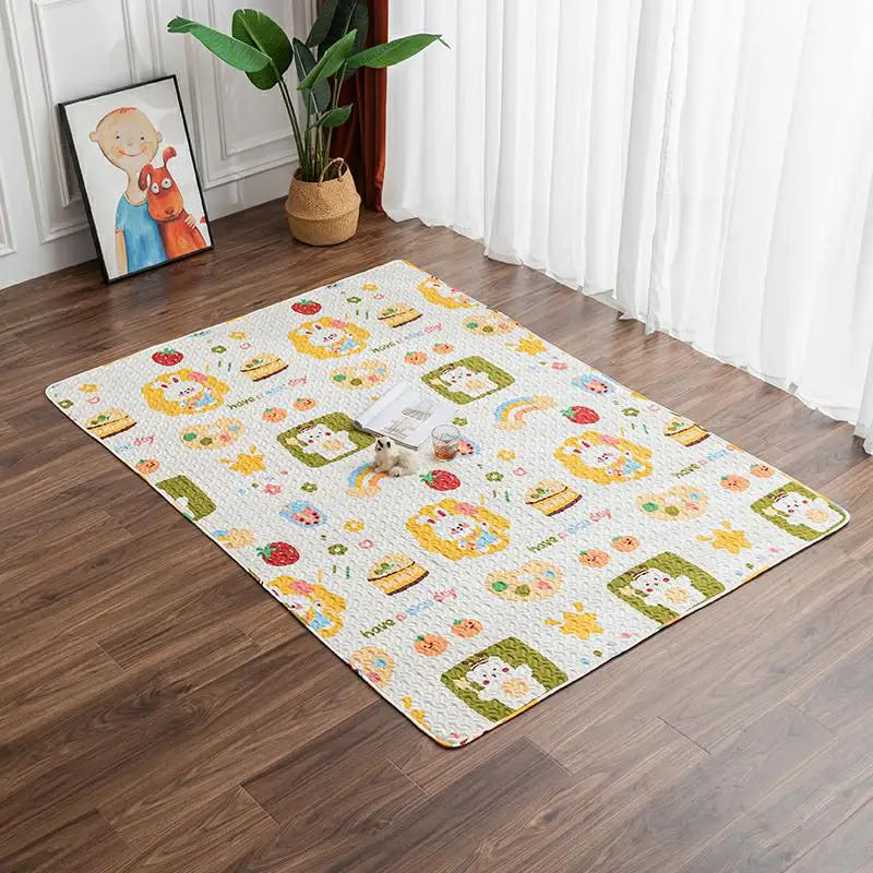 Washable Cotton Pet Floor Mat – Multi-Use Bedding Pad