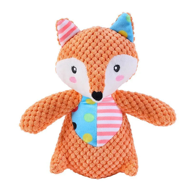 Jouets de dentition en peluche pour animaux - Jouets à mâcher couineurs et résistants aux morsures pour chiens et chats