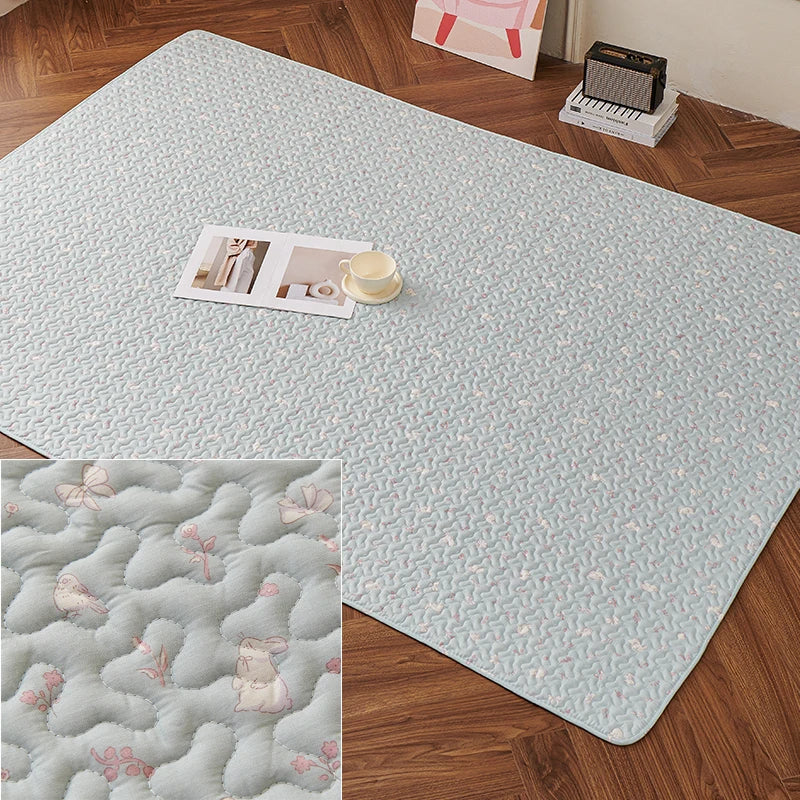 Washable Cotton Pet Floor Mat – Multi-Use Bedding Pad