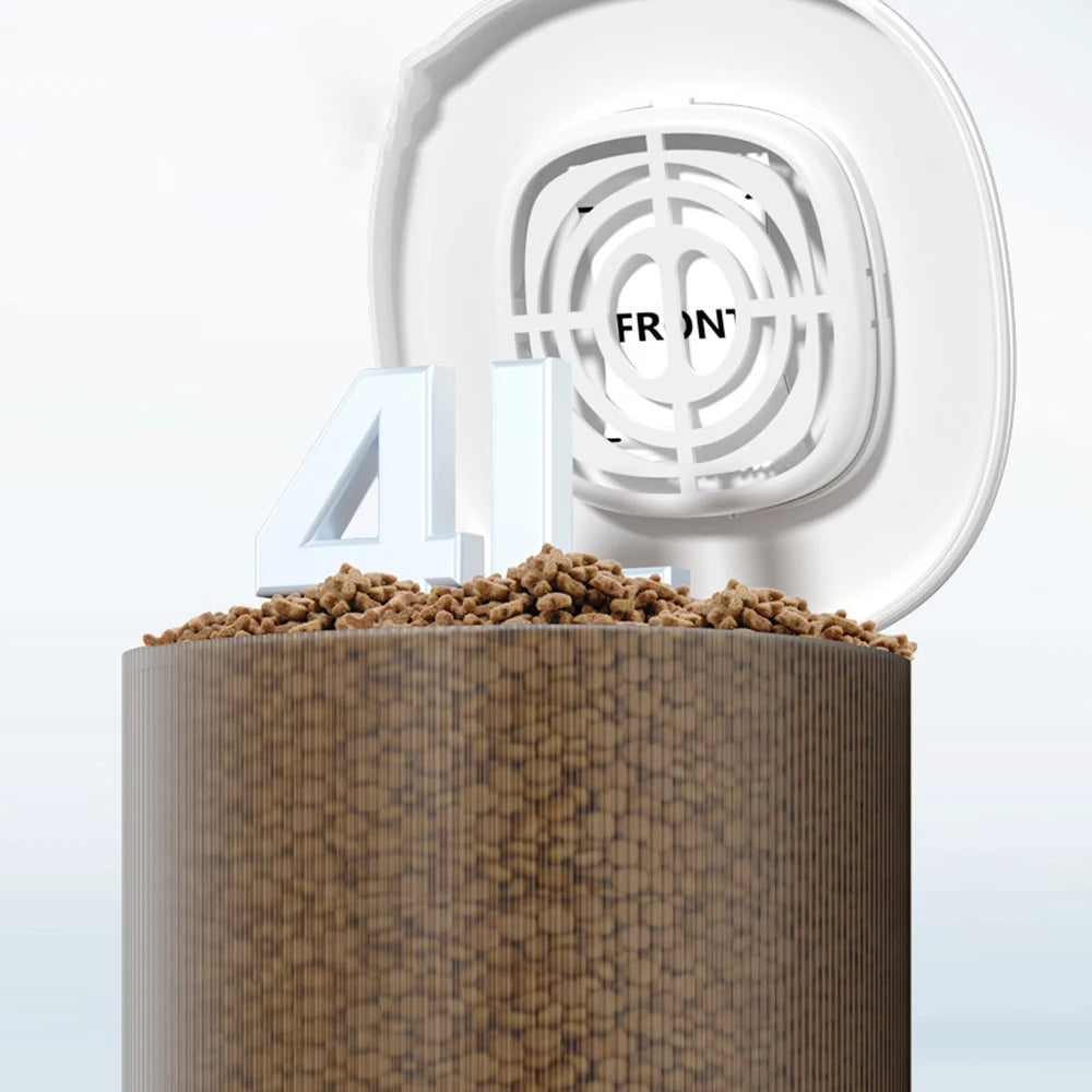Smart WiFi Pet Feeder with Video Camera and Water Fountain