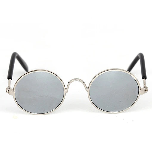 Vintage Round Pet Sunglasses for Cats & Small Dogs