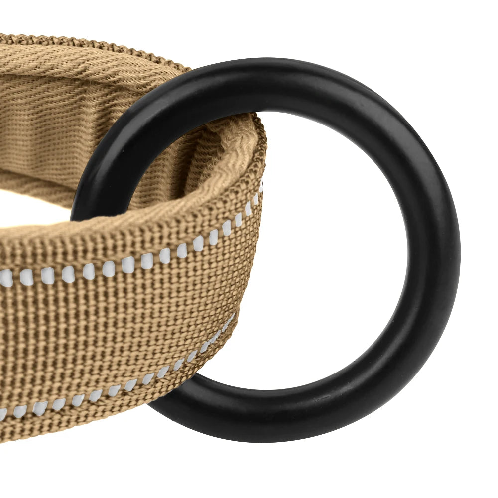 Tactical No-Pull Dog Harness - Reflective Nylon Vest for Training